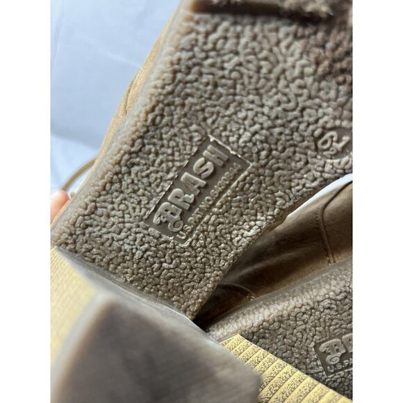 Women’s Brash Moto Boots Size 6 1/2 Sherpa Trim platform - Picture 14 of 15